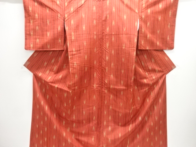 JAPANESE KIMONO / TSUMUGI / WOVEN STRIPE